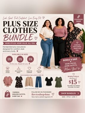 Bundle Plus Size 2X New And Pre Loved Condition Box.